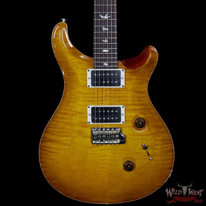 PRS 2018 Experience Custom 24 Flame Maple Top Karalox Fingerboard McCarty Sunburst - Image 3