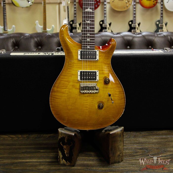 PRS 2018 Experience Custom 24 Flame Maple Top Karalox Fingerboard McCarty Sunburst - Image 10