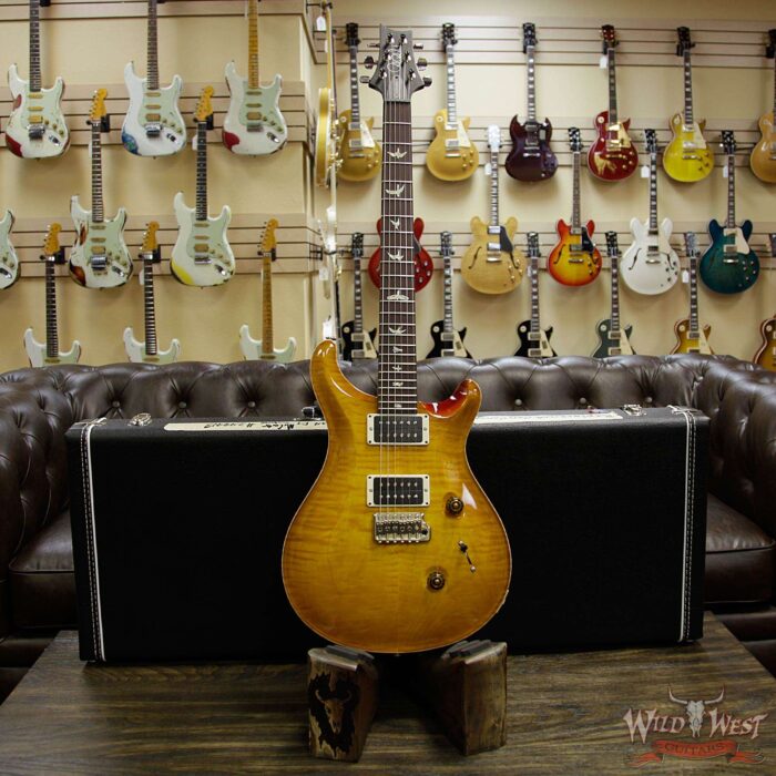 PRS 2018 Experience Custom 24 Flame Maple Top Karalox Fingerboard McCarty Sunburst - Image 11