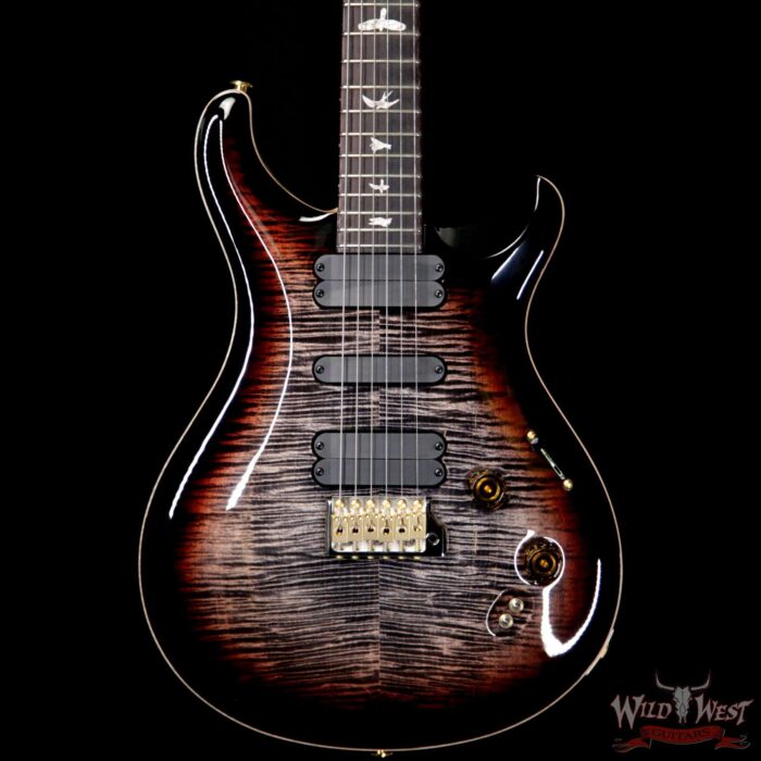 Paul Reed Smith PRS Core Model Flame 10 Top 509 Rosewood Fingerboard Charcoal Tricolor Burst - Image 3