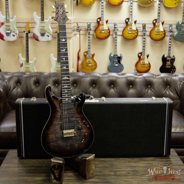 Paul Reed Smith PRS Core Model Flame 10 Top 509 Rosewood Fingerboard Charcoal Tricolor Burst - Image 6