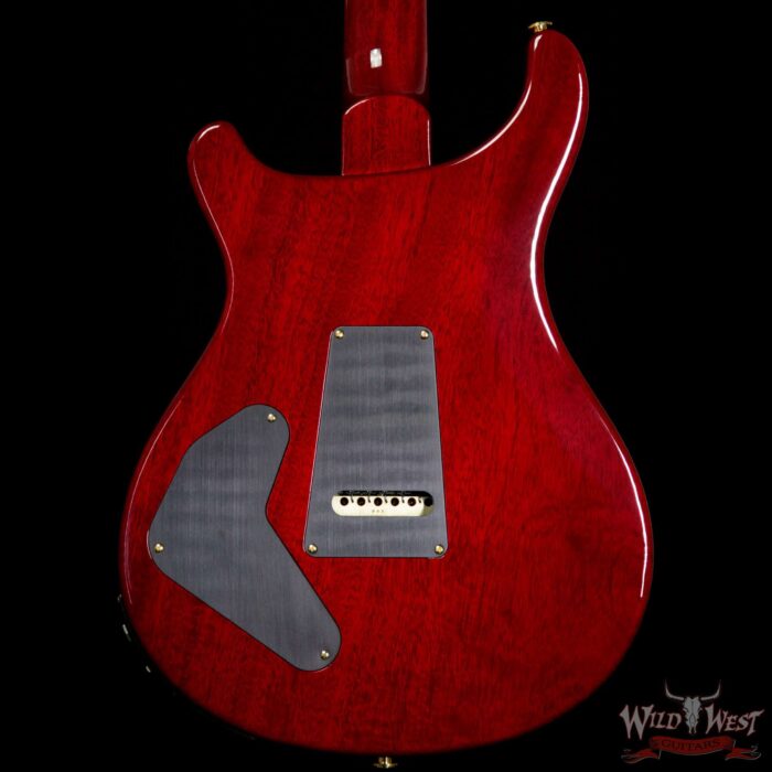 Paul Reed Smith PRS 10 Top Flame Maple Top Custom 22 Piezo P22 Rosewood Fretboard Blood Orange - Image 6