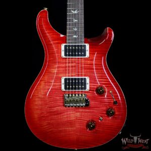Paul Reed Smith PRS 10 Top Flame Maple Top Custom 22 Piezo P22 Rosewood Fretboard Blood Orange - Image 3