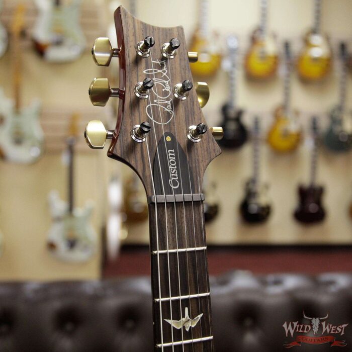 Paul Reed Smith PRS 10 Top Flame Maple Top Custom 22 Piezo P22 Rosewood Fretboard Blood Orange - Image 7