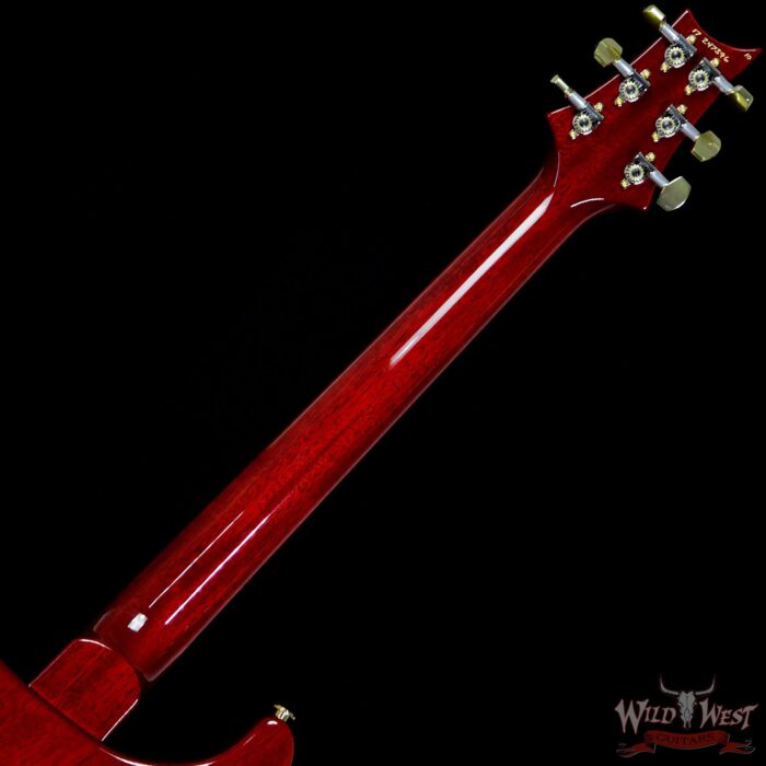Paul Reed Smith PRS 10 Top Flame Maple Top Custom 22 Piezo P22 Rosewood Fretboard Blood Orange - Image 10