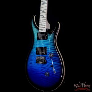 PRS Core 10 Top Custom 24 Flame Maple Top Neck & Board 58/15 LT PUs Blue Fade Smokeburst - Image 2