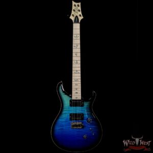 PRS Core 10 Top Custom 24 Flame Maple Top Neck & Board 58/15 LT PUs Blue Fade Smokeburst - Image 3