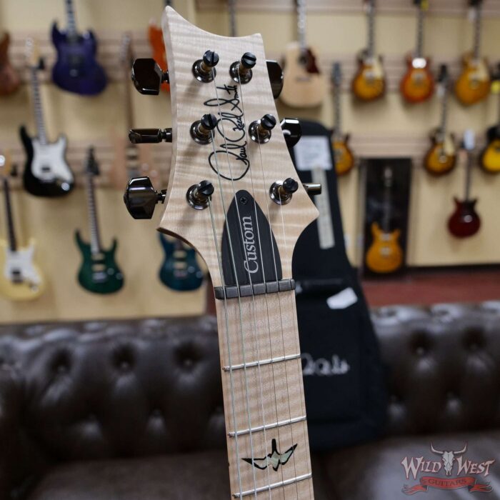 PRS Core 10 Top Custom 24 Flame Maple Top Neck & Board 58/15 LT PUs Blue Fade Smokeburst - Image 7