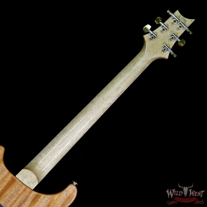 2018 PRS Wood Library 10 Top Custom 24 Flame Top Korina Neck Cocobolo Board Blue Fade - Image 12