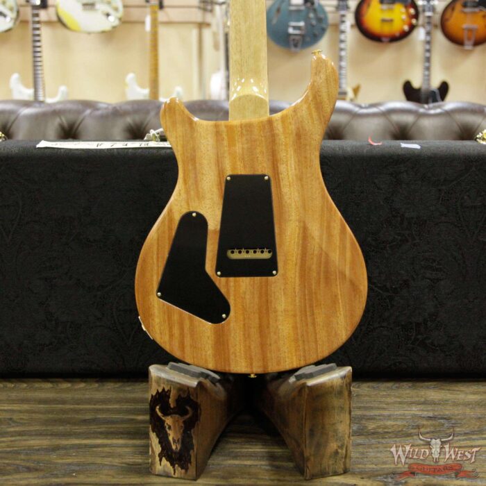 2018 PRS Wood Library 10 Top Custom 24 Flame Top Korina Neck Cocobolo Board Blue Fade - Image 14