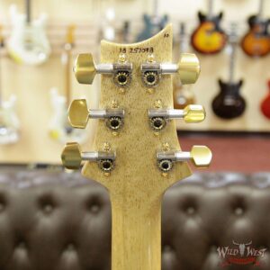 2018 PRS Wood Library 10 Top Custom 24 Flame Top Korina Neck Cocobolo Board Blue Fade - Image 13
