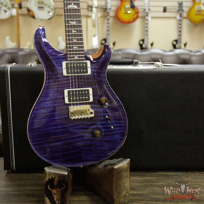 Paul Reed Smith PRS 10 Top Custom 24 Flame Maple Top Ultra Violet Natural Back and Neck - Image 6