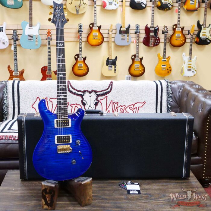 Paul Reed Smith PRS Core 10 Top Custom 24 Ebony Fingerboard Faded Blue Wrap - Image 5