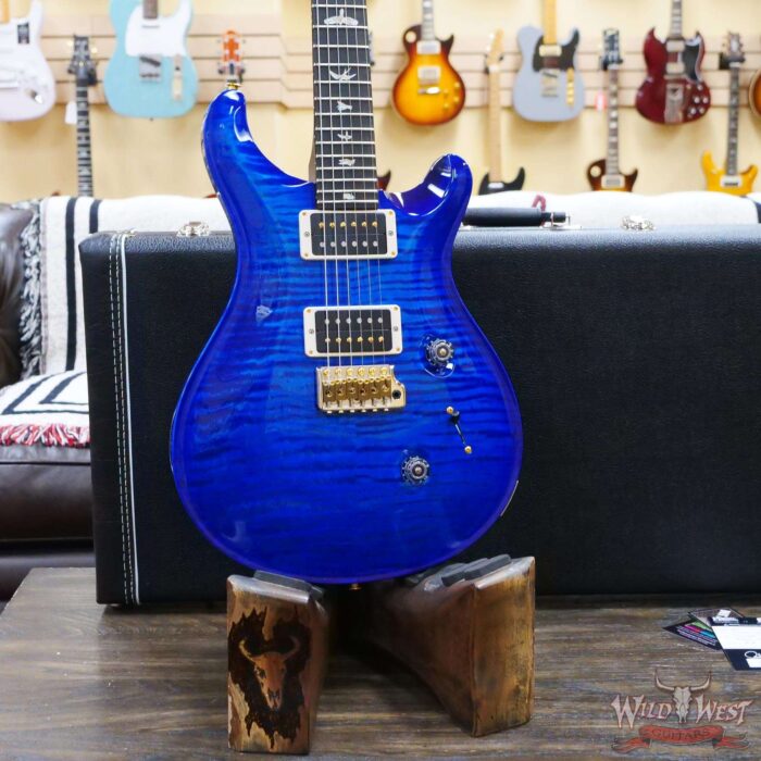 Paul Reed Smith PRS Core 10 Top Custom 24 Ebony Fingerboard Faded Blue Wrap - Image 7