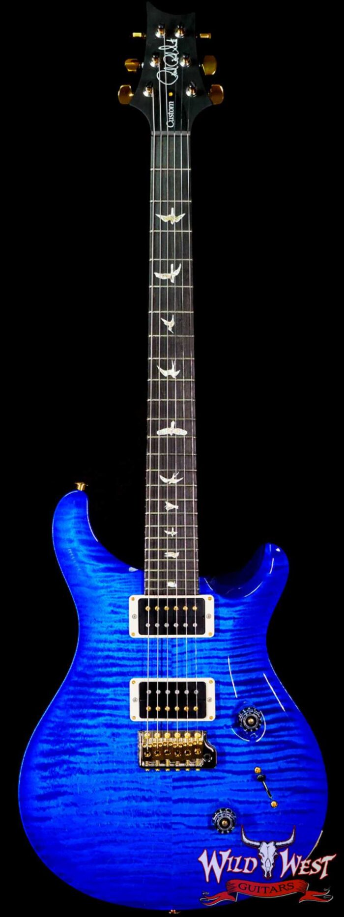 Paul Reed Smith PRS Core 10 Top Custom 24 Ebony Fingerboard Faded Blue Wrap - Image 1