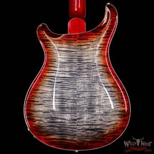 PRS Paul Reed Smith 10 Top Hollowbody II HB2 Piezo Flame Maple Ebony Fretboard Charcoal Cherry Burst - Image 7