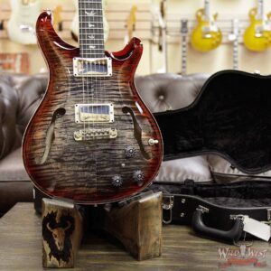 PRS Paul Reed Smith 10 Top Hollowbody II HB2 Piezo Flame Maple Ebony Fretboard Charcoal Cherry Burst - Image 13