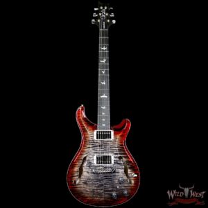 PRS Paul Reed Smith 10 Top Hollowbody II HB2 Piezo Flame Maple Ebony Fretboard Charcoal Cherry Burst - Image 5