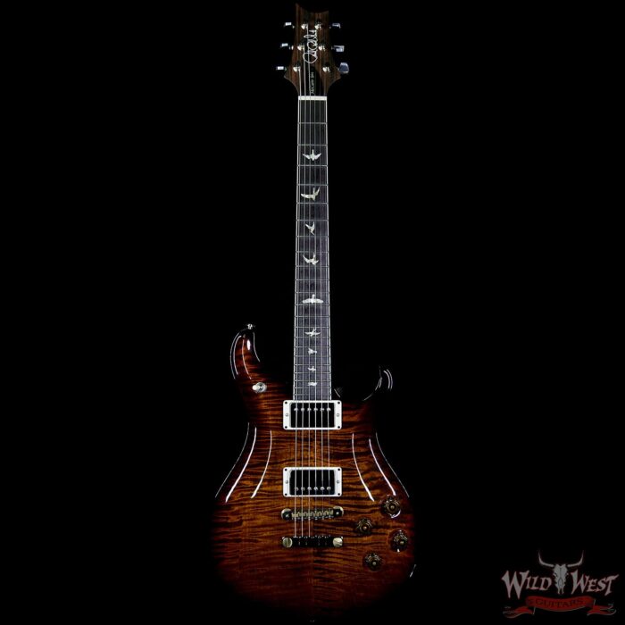 2018 Paul Reed Smith PRS 10 Top McCarty 594 Flame Top Rosewood Fingerboard Black Gold Burst - Image 5