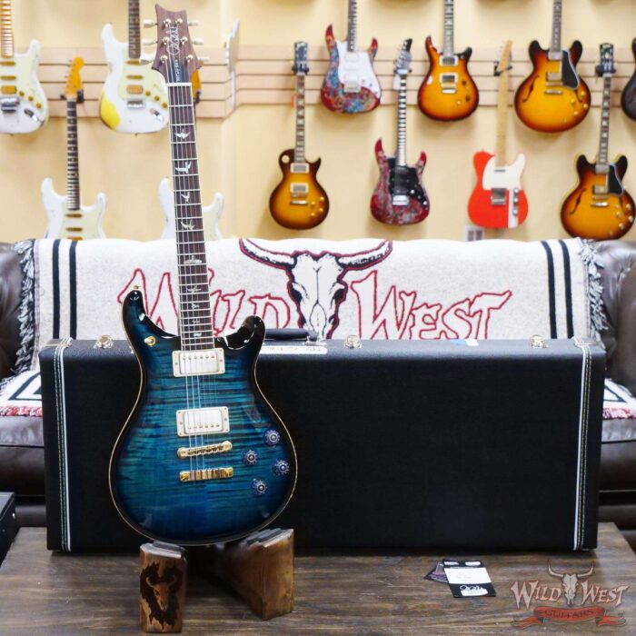 Paul Reed Smith PRS Core Series 10 Top McCarty 594 Rosewood Fingerboard River Blue Smokeburst - Image 5