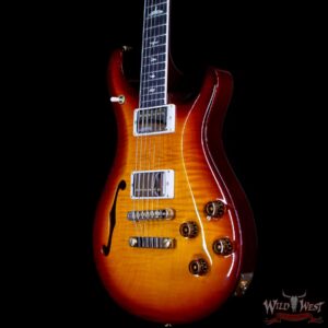 PRS Core 10 Top Flame Maple McCarty 594 Semi-Hollow Rosewood Fingerboard Dark Cherry Burst Wrap - Image 2
