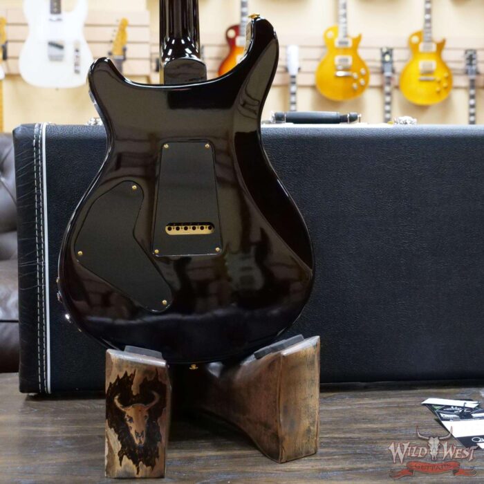 Paul Reed Smith PRS Core 10 Top Custom 24 Piezo P24 Flame Maple Rosewood Fingerboard Black Gold Burst - Image 10