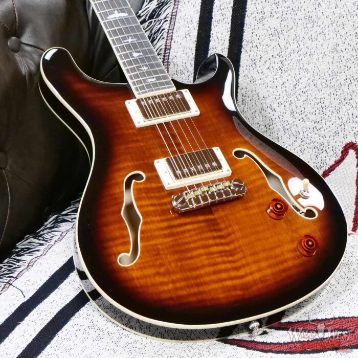 Paul Reed Smith PRS SE Hollowbody II Black Gold Burst F14921 - Image 7
