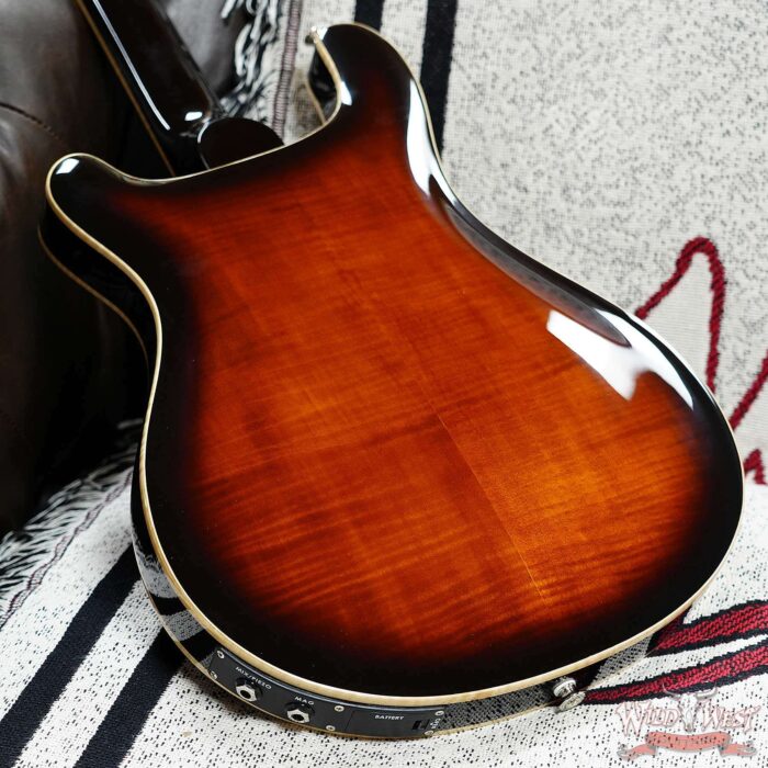 Paul Reed Smith PRS SE Hollowbody II Piezo Black Gold Burst F15926 6.15 LBS - Image 10