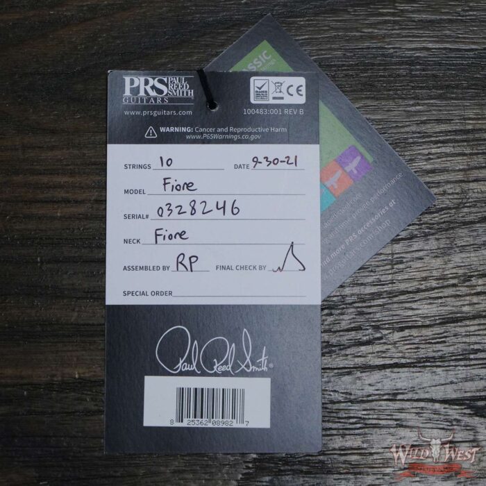 Paul Reed Smith PRS Bolt-On Mark Lettieri Signature Model Fiore HSS Black Iris 6.95 LBS - Image 10