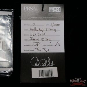 Paul Reed Smith PRS Core Flame 10 Top Hollowbody I HB1 12-String Rosewood Fingerboard Charcoal - Image 12