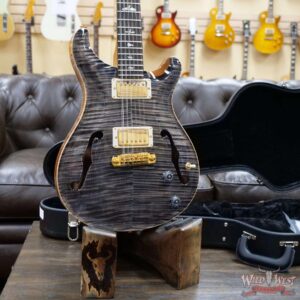 Paul Reed Smith PRS Core Flame 10 Top Hollowbody I HB1 12-String Rosewood Fingerboard Charcoal - Image 8