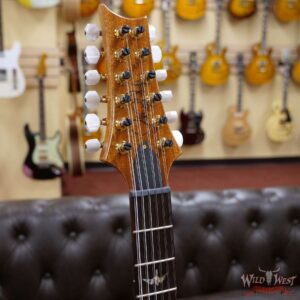 Paul Reed Smith PRS Core Flame 10 Top Hollowbody I HB1 12-String Rosewood Fingerboard Charcoal - Image 7
