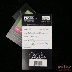 Paul Reed Smith PRS Core Flame Maple Top Hollowbody I HB1 12-String Rosewood Fingerboard Aquamarine - Image 12