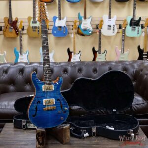 Paul Reed Smith PRS Core Flame Maple Top Hollowbody I HB1 12-String Rosewood Fingerboard Aquamarine - Image 6
