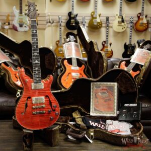 PRS Wild West Guitars 20th Anniversary Limited Run # 11 of 40 Wood Library Artist Package McCarty 594 Hollowbody II Salmon(Private Stock Color) - Image 11