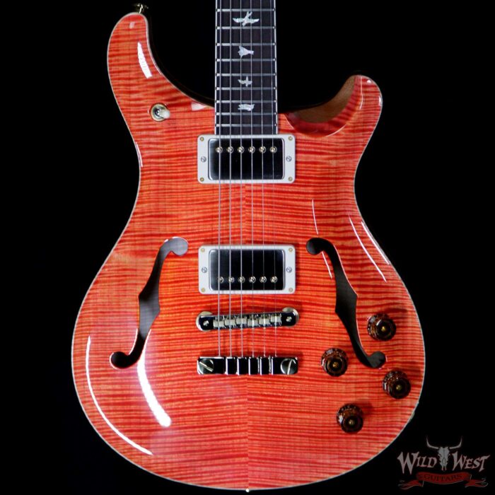 PRS Wild West Guitars 20th Anniversary Limited Run # 14 of 40 Wood Library Artist Package McCarty 594 Hollowbody II Salmon(Private Stock Color) - Image 4