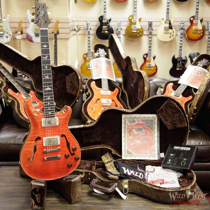 PRS Wild West Guitars 20th Anniversary Limited Run # 14 of 40 Wood Library Artist Package McCarty 594 Hollowbody II Salmon(Private Stock Color) - Image 12