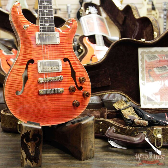 PRS Wild West Guitars 20th Anniversary Limited Run # 14 of 40 Wood Library Artist Package McCarty 594 Hollowbody II Salmon(Private Stock Color) - Image 13