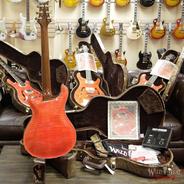 PRS Wild West Guitars 20th Anniversary Limited Run # 14 of 40 Wood Library Artist Package McCarty 594 Hollowbody II Salmon(Private Stock Color) - Image 15