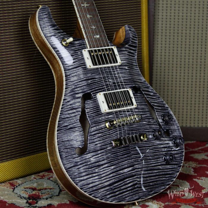 PRS Wild West Guitars 20th Anniversary Limited Run # 18 of 40 Wood Library Artist Package McCarty 594 Hollowbody II Charcoal - Image 9