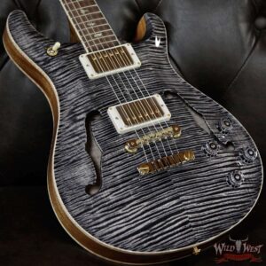 PRS Wild West Guitars 20th Anniversary Limited Run # 18 of 40 Wood Library Artist Package McCarty 594 Hollowbody II Charcoal - Image 10