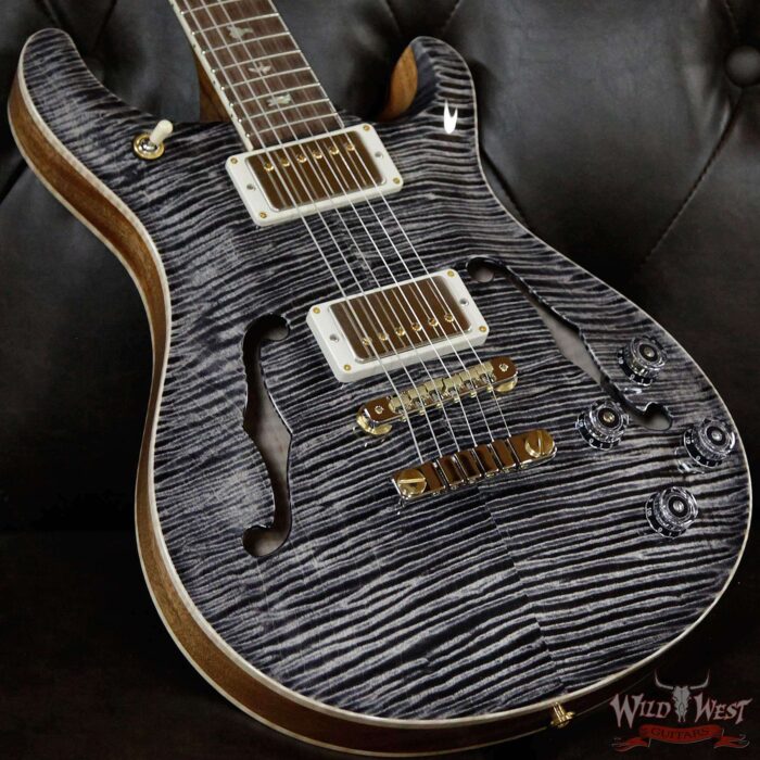 PRS Wild West Guitars 20th Anniversary Limited Run # 18 of 40 Wood Library Artist Package McCarty 594 Hollowbody II Charcoal - Image 10