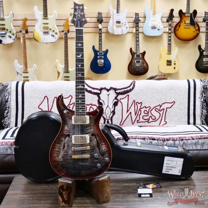 Paul Reed Smith PRS Core Series McCarty 594 Hollowbody II HBII594 Rosewood Fingerboard Charcoal Cherry Burst 5.75 LBS - Image 6