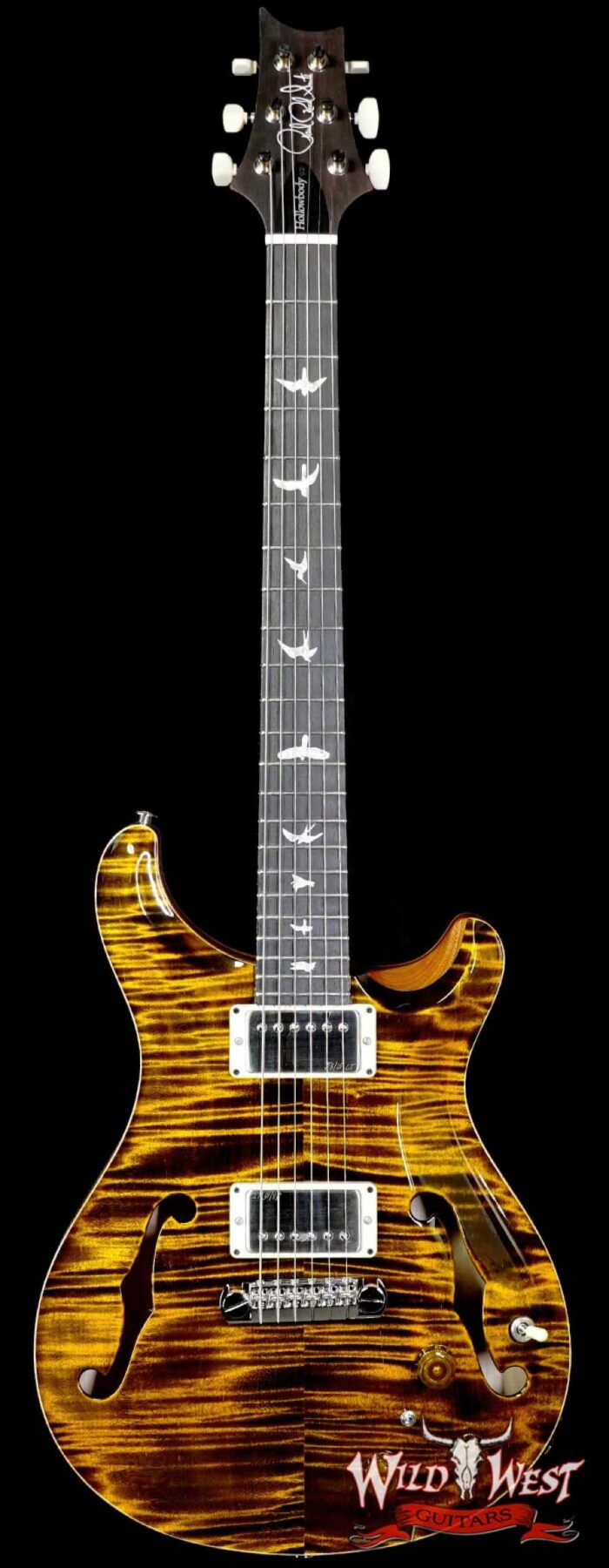 Paul Reed Smith PRS Core Series Hollowbody II Piezo HB2 Yellow Tiger 5.75 LBS - Image 1