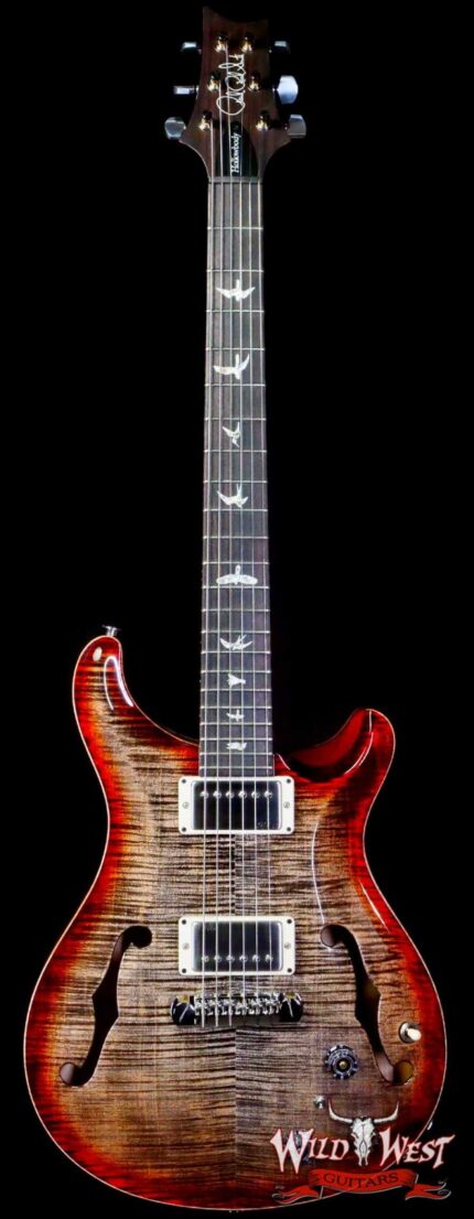 Paul Reed Smith PRS Core Series Hollowbody II Piezo HB2 Charcoal Cherry Burst