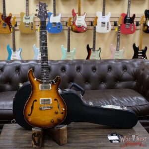Paul Reed Smith PRS Core Flame Top Hollowbody II Piezo HB2 Rosewood Fingerboard Tobacco Burst - Image 6