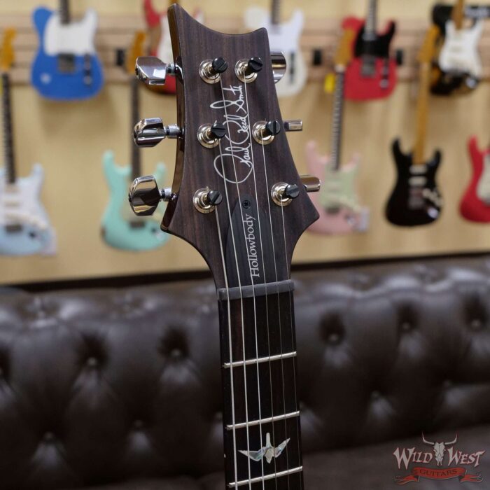 Paul Reed Smith PRS Core Flame Top Hollowbody II Piezo HB2 Rosewood Fingerboard Tobacco Burst - Image 7