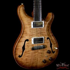 2018 PRS Private Stock 7155 Hollowbody I Piezo HBI Figured Cedar Top Brazilian Rosewood Fretboard Natural - Image 4
