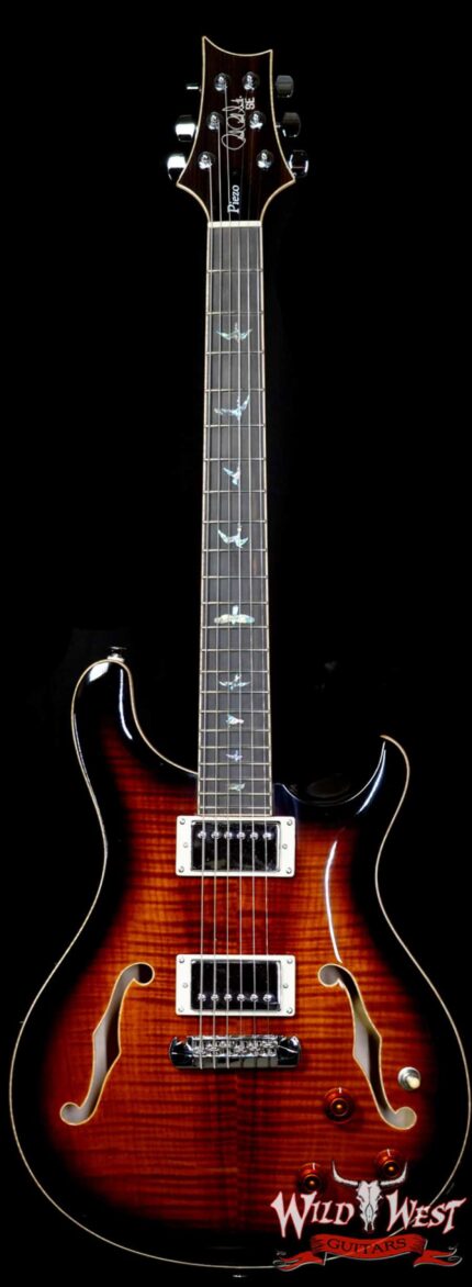 Paul Reed Smith PRS SE Hollowbody II Piezo Black Gold Burst E02311 6.30 LBS