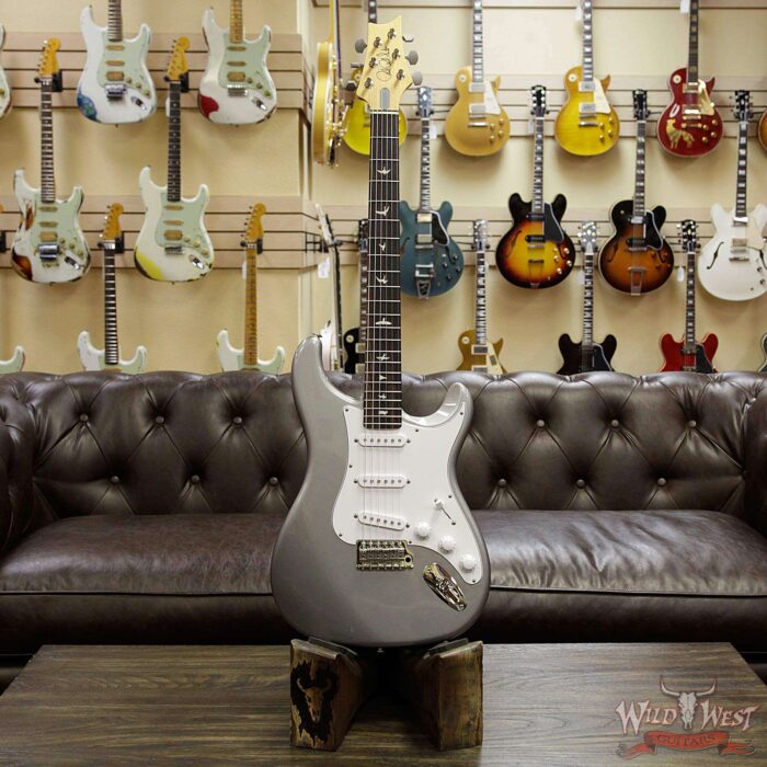 2018 Paul Reed Smith PRS John Mayer Signature Model Silver Sky Maple Neck Rosewood Board Tungsten ( Silver ) - Image 10